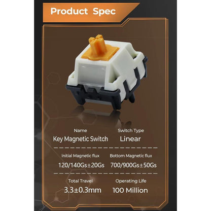Duhuk Key / Core HE Hall Effect Keyboard PCB Mount Magnetic Switch (Linear)