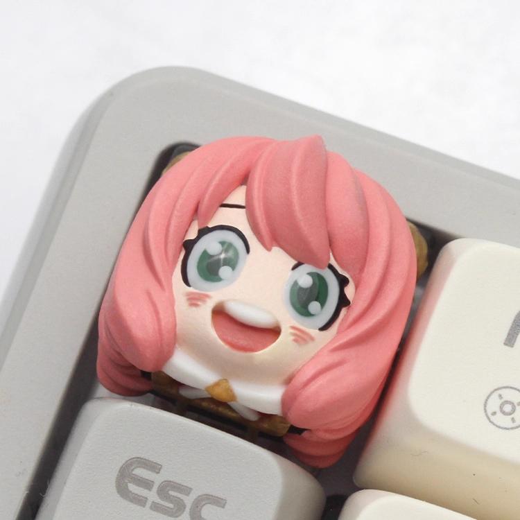 Lobo Anya Forger Spy x Family Anime Theme Artisan Keycaps Resin Keycap