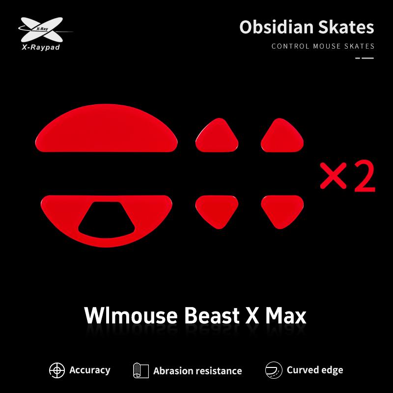 XRaypad WLMouse Beast X Max Series Gaming Mouse Feet / Mouse Skate