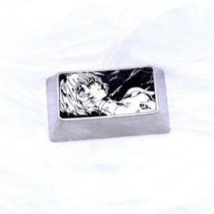 Special Gear Evangelion Anime Theme Artisan Keycaps Metal OEM Profile Keycap