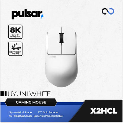 PULSAR X2H Crazylight / X2HCL Wireless Ambidextrous Ultra Light XS-1 Gaming Mouse