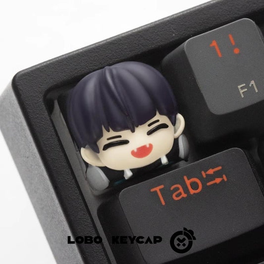 Lobo Soshiro Hoshina Kaiju No.8 Theme Artisan Keycaps Resin Keycap