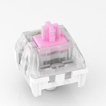 Kailh Speed Pink / Rose Pink Lubed mechanical keyboard switch (Clicky)