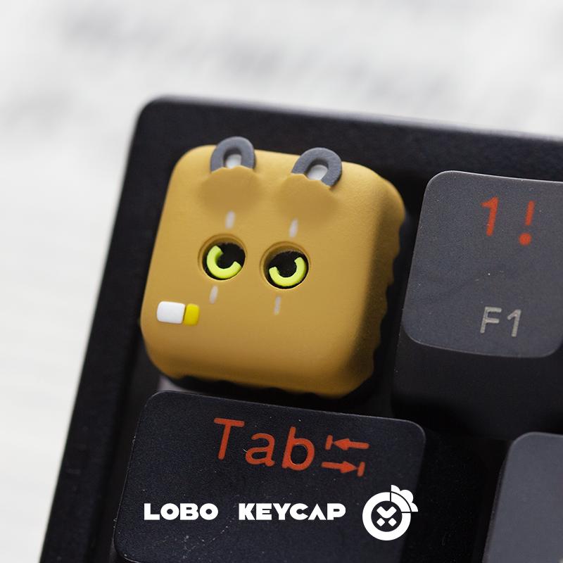 Lobo Bangboo Flat Zenless Zone Zero / ZZZ Theme Artisan Keycaps Resin Keycap