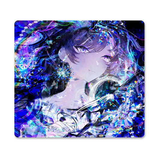 MITSUKI Koku-The Void Glass Edition Silicone Base COATED Gaming Tempered Glass Mousepad Kaca (Speed)