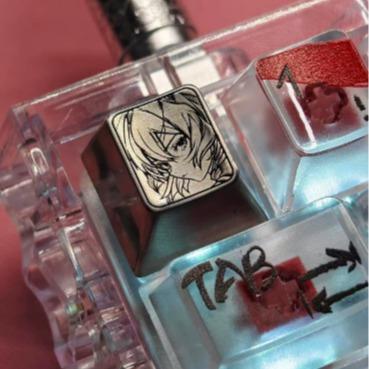 Special Gear Evangelion Anime Theme Artisan Keycaps Metal OEM Profile Keycap