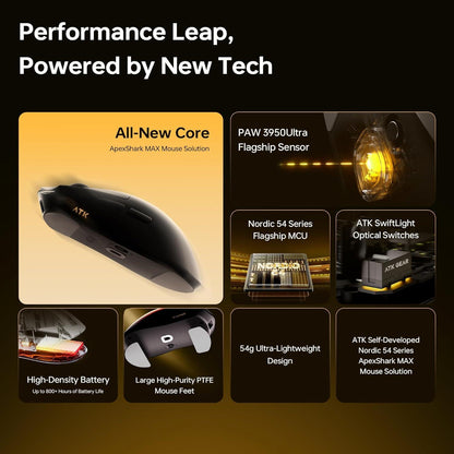 ATK X1 V2 Ultra Max Blazing Sky 8K Wireless Light Weight 3395 Ultra Gaming Mouse Viper V3 Shape