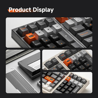 Luminkey LK98 V2 98% CNC Aluminum Wireless 8k Tri-Mode Mechanical Keyboard Gasket Mount Ball Catch Release