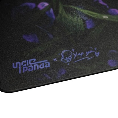 Uncle Panda Resent Silicone Base COATED Gaming Tempered Glass Mousepad Kaca (Hybrid-Control)
