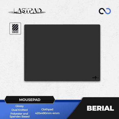 LASTPAD Berila Poron like Polyester Foam Base Gaming Mousepad (Control)