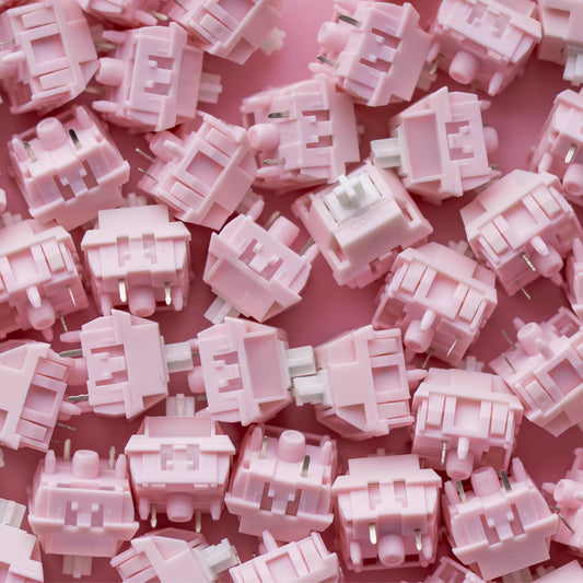 Keygeek Peachy Pre-Lubed Mechanical Keyboard PCB Mount Switch (Linear) by XLLAB