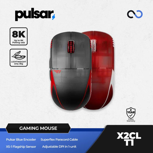PULSAR X2 CrazyLight / X2CL T1 Edition Wireless Ultra Light XS-1 Gaming Mouse
