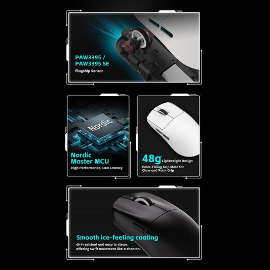 VXE R1 PRO MAX 4K Wireless Light Weight Gaming Mouse