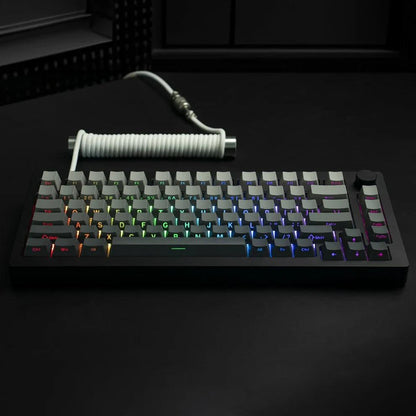 Infinitas Polar Day Gradient Keycaps OEM Side Profile Double Shot Shine Through PBT Keycap 136-Keys