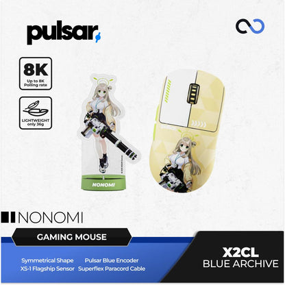 PULSAR X2 CrazyLight / X2CL Blue Archive Edition Wireless Ultra Light XS-1 Gaming Mouse