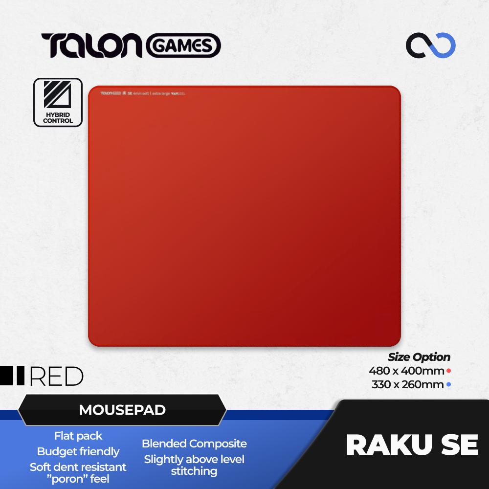 TALONGAMES Raku SE Soft Rubber Base Gaming Mousepad Saturn Pro Clone (Hybrid-Control)
