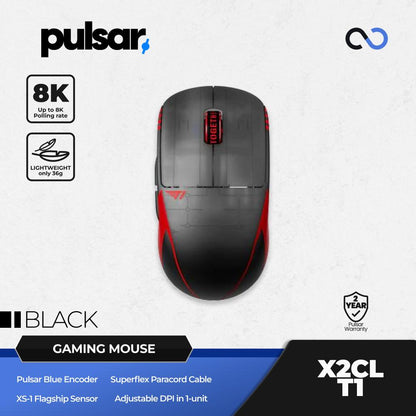 PULSAR X2 CrazyLight / X2CL T1 Edition Wireless Ultra Light XS-1 Gaming Mouse