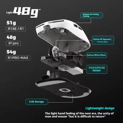 VXE R1 1K Wireless Light Weight Gaming Mouse