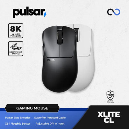 PULSAR Xlite CrazyLight / XliteCL Wireless Ergonomic Ultra Light XS-1 Gaming Mouse