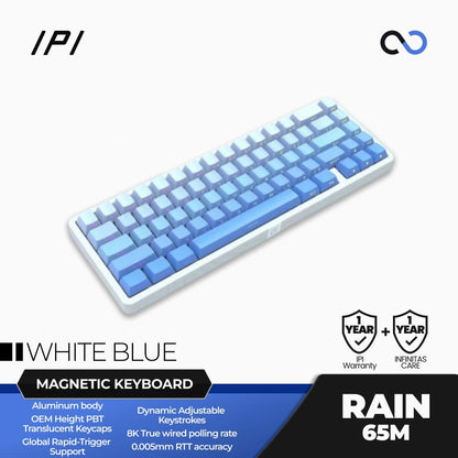 IPI Rain65 M PRO V2 8K Hall Effect Aluminum 65% Keyboard Rapid Trigger SOCD DKS RDT Wooting