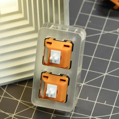 HMX Black Cat Pre-Lubed Mechanical Keyboard PCB Mount Switch (Tactile) by Black Cat Studio