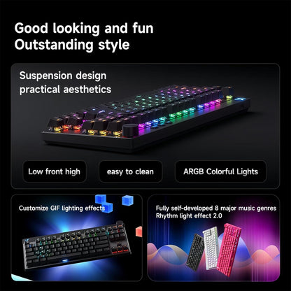 MCHOSE MIX87 E-Sports 8K Hall Effect TKL Magentic Gaming Keyboard Rapid Trigger SOCD DKS Wooting