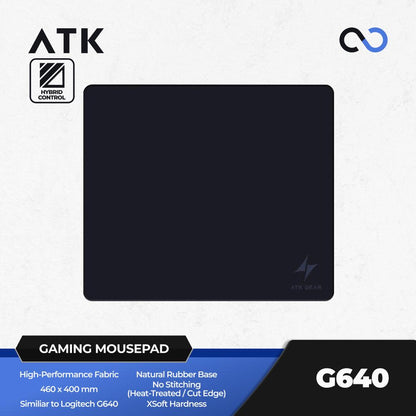 ATK G640 Rubber Base Gaming Cloth Mousepad (Hybrid-Control) Logi G640 Clone