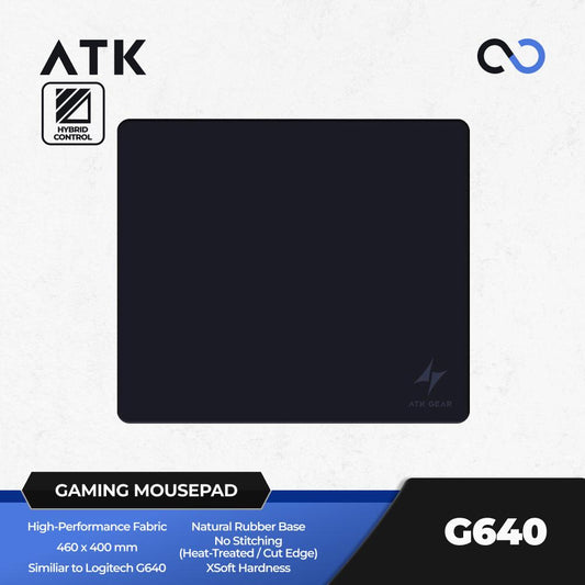 ATK G640 Rubber Base Gaming Cloth Mousepad (Hybrid-Control) Logi G640 Clone