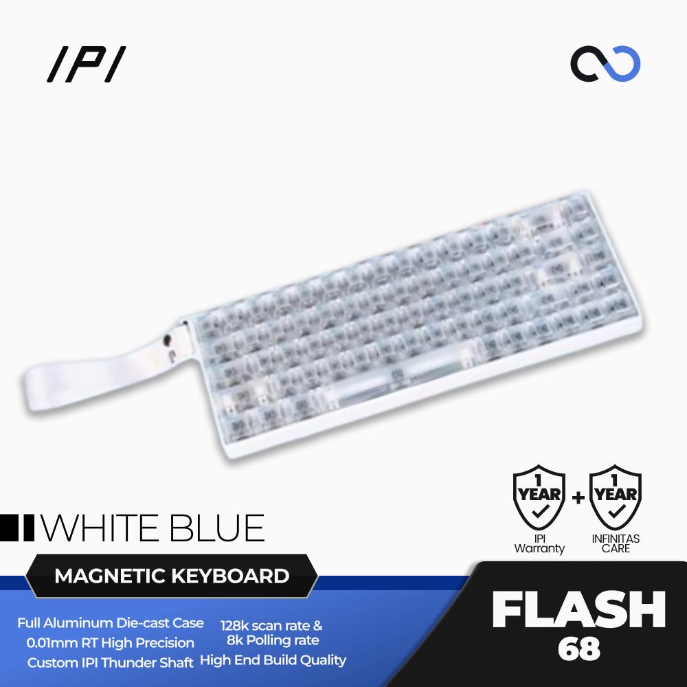 IPI FLASH68 PRO HE 8K Hall Effect 65% Magnetic Keyboard Rapid Trigger SOCD DKS Wooting