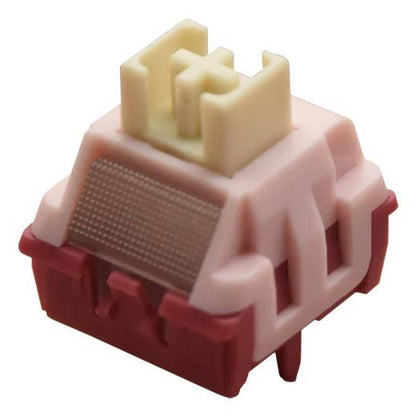 WingTree Pink Pink Silent Pre-Lubed Mechanical Keyboard PCB Mount Switch (Silent Linear) by Ruben