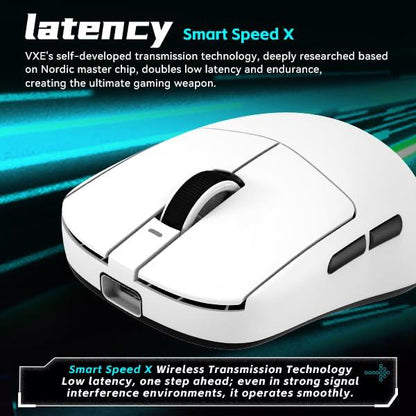 VXE R1 SE+ 1K Wireless Light Weight Ambidextrous PAW3395 SE Gaming Mouse