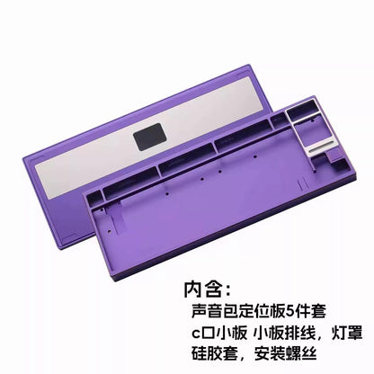 Infinitas AKT80 80% Aluminum Ball Catch Gasket Mount Gaming Keyboard Case DIY for Wooting 80HE