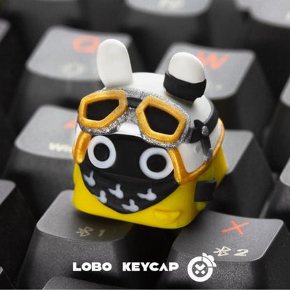 Lobo Bangboo Standard Zenless Zone Zero / ZZZ Theme Artisan Keycaps Resin Keycap