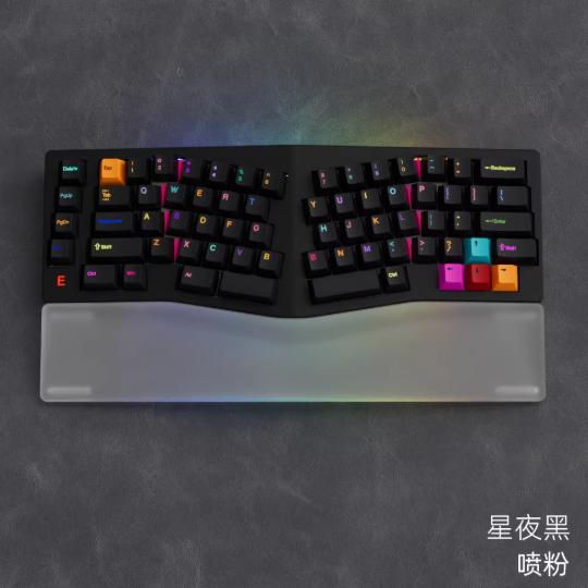 MMD EIF68 65% Wireless Ball-Catch Aluminum O-Ring Mount Alice Mechanical Keyboard Ergonomic Hotswap 5-Pin