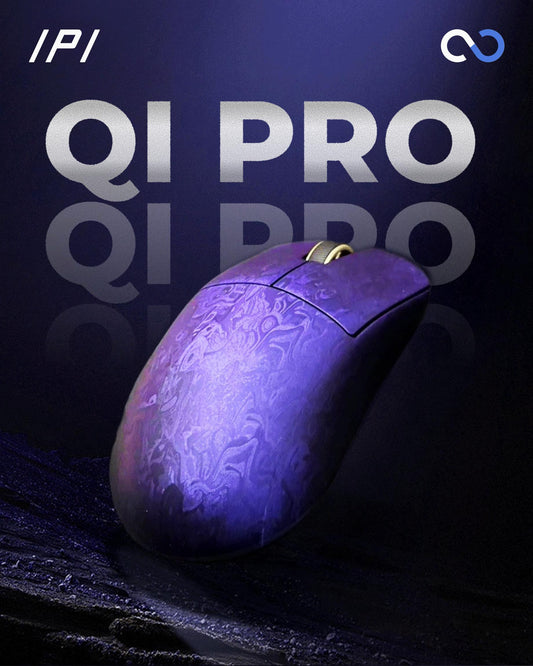 IPI QI PRO 8k Wireless Ultra Light Carbon Fiber PAW3950 Gaming Mouse