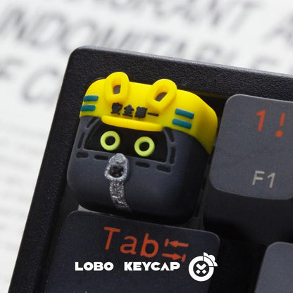 Lobo Bangboo Flat Zenless Zone Zero / ZZZ Theme Artisan Keycaps Resin Keycap