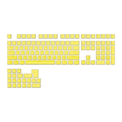 Keycaps PBT Pudding Yellow / Kuning OEM Profile Shine-Through Keycap