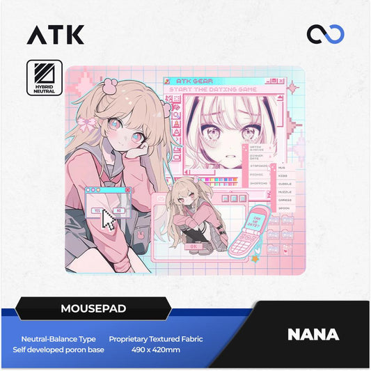 ATK Nana Poron Base Anime Gaming Cloth Mousepad (Hybrid)