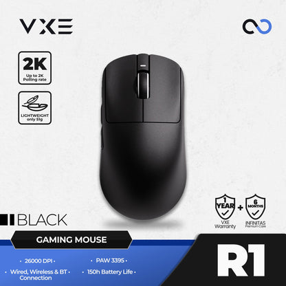 VXE R1 1K Wireless Light Weight Gaming Mouse