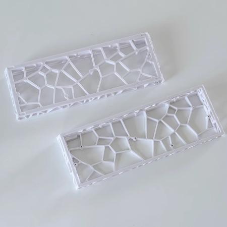 Infinitas Hole60 Solid Custom 60% Transparent ABS Gaming Keyboard Case DIY for Wooting 60HE+ / GH60 / TOFU60 / WIN60 / MAD60 / Holy60 Clone