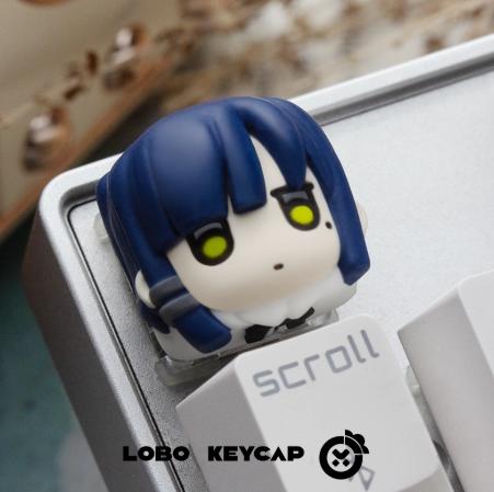 Lobo Ryo Yamada Bocchi the Rock Anime Theme Artisan Keycaps Resin Keycap