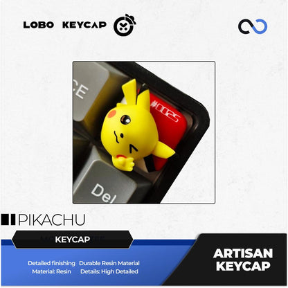 Lobo Pikachu Pokemon Game Artisan Keycaps Resin Keycap