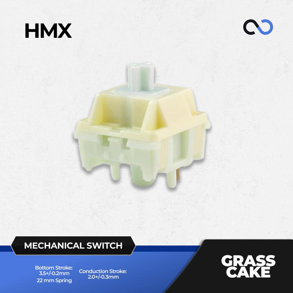 HMX Grass Cake Mechanical Keyboard PCB Mount Switch (Linear) by Jia Ge Yang Douyin