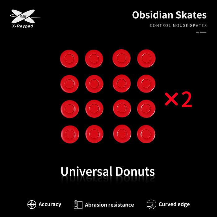 XRaypad Obsidian Universal Donuts PTFE Mouse Feet / Mouse Skate (Control)