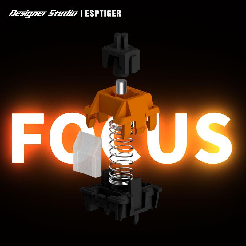 Designer Studio FOCUS HE Magnetic Hall Effect Keyboard switch (Linear)