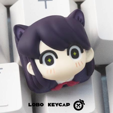 Lobo Komi Shouko Komi-san Theme Artisan Keycaps Resin Keycap