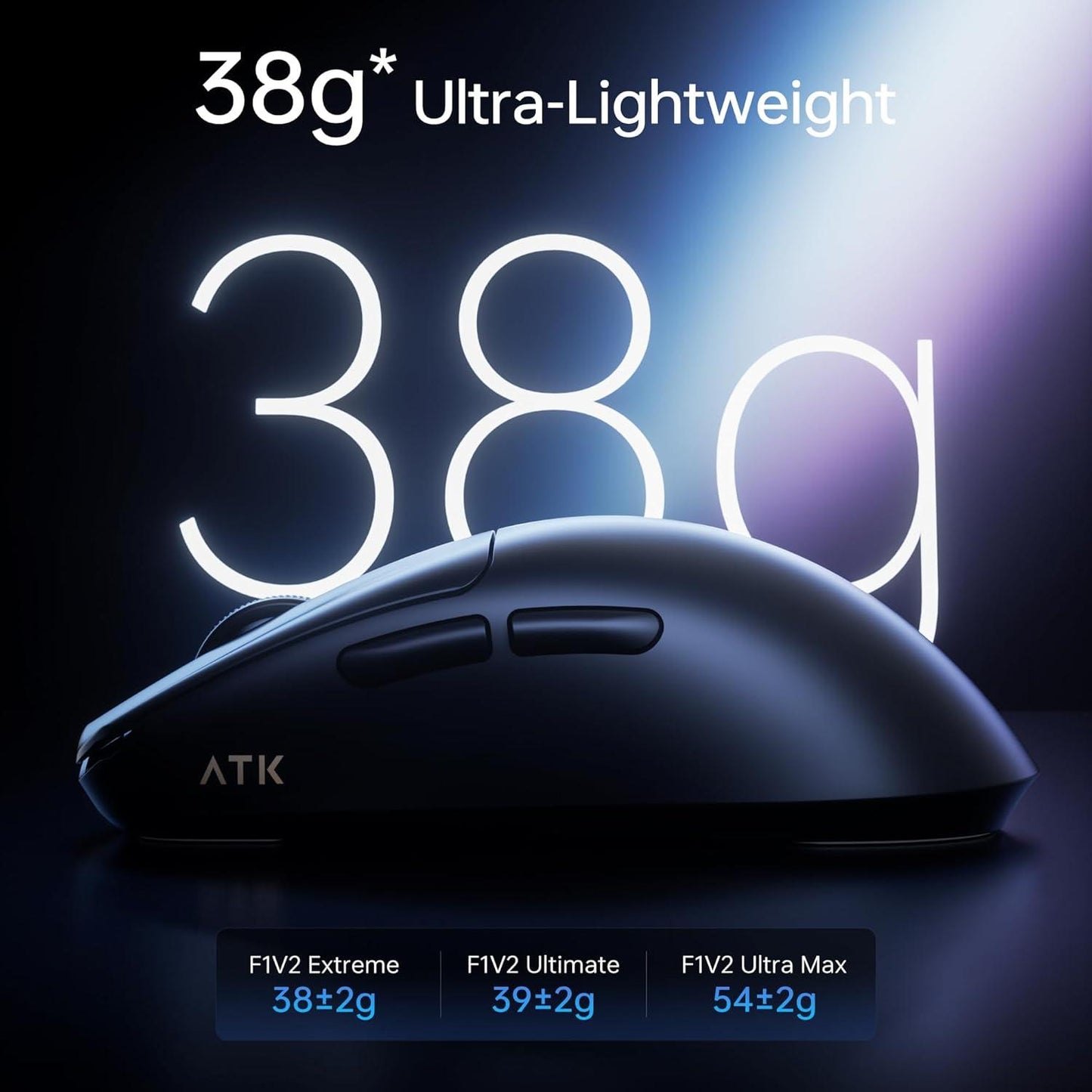 ATK F1 V2 Ultra MAX Blazing Sky 8K Wireless Light Weight PAW3395 Ultra Gaming Mouse Viper Mini Shape