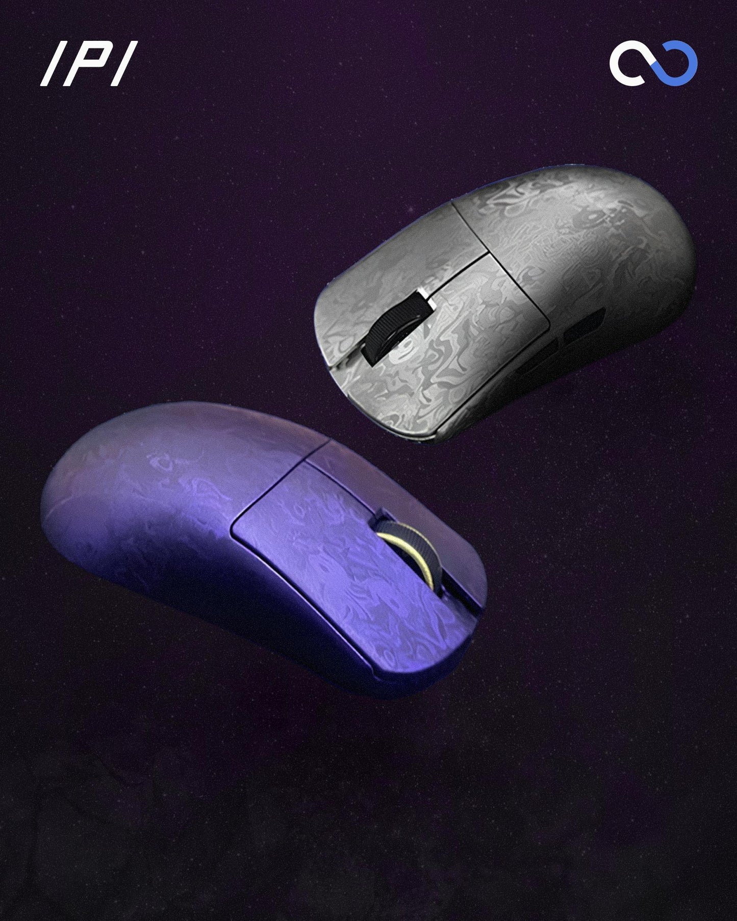 IPI QI PRO 8k Wireless Ultra Light Carbon Fiber PAW3950 Gaming Mouse