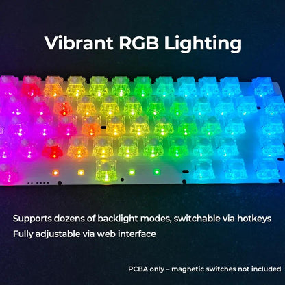 MMD AR60 Kit 8K HE PCB Hall Effect 60% Gaming Keyboard Rapid Trigger SOCD RDT