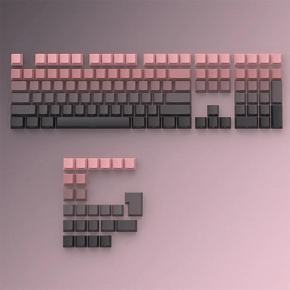 Infinitas Blckbrry Gradient Keycaps Cherry Side Profile Double Shot Shine Through PBT Keycap 136-Keys